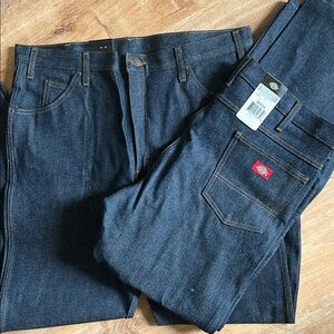 *NWT* Men's Dickies Work Blue Jeans 38x34